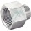 Male reducer extension with 3/4" BSP thread with 60° female fixed cone with 1" BSP thread