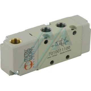 Pneumatic pilot valve 5/2 ways thread 1/8".