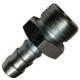 Male fitting to press on low pressure hose male thread M-16X150 for hose inner Ø 8 mm