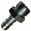 Male fitting to press on low pressure hose male thread M-22X150 for hose inner Ø 15 mm