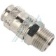Universal quick coupling 1/4" male thread