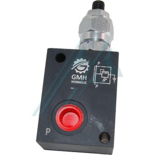 In-line pressure safety valve female thread 3/4".