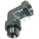 Cotovelo giratório com porca de bloqueio rosca macho giratória com junta de 1/8" BSP para porca de bloqueio roscada de 1/8" BSP