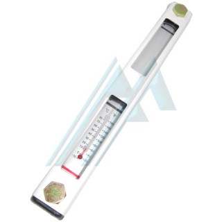 Wasserwaage mit Thermometer 254 mm M 12 Au&szlig;engewinde