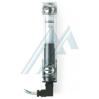 127 mm level with electrical contact and thermometer M 12 male threads