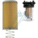 Transparent diesel filter cartridge 5 microns for FG-100