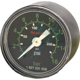 Manometer ø 40 from 0-16 bar