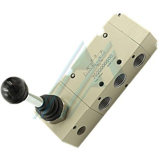 Valvola a leva 90° MW 5/3 c/c 1/4".