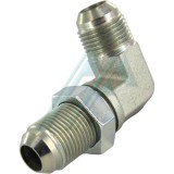 Угловой адаптер JIC 90°, переборочная резьба 1"1/16 12H UNF