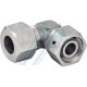 coude 90° écrou fileté M-20X150 sur tuyau hydraulique Ø 12 extérieur DIN 2353