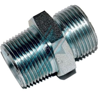 Adaptador rosca macho 1/2" BSP - rosca macho 3/8" NPT
