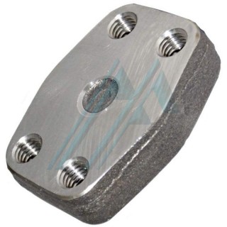 Flangia cieca con sede per O-ring 1/2" SAE 3000