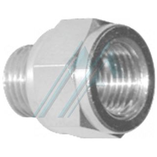 Nickel-plated brass fitting AQI (Cylindrical Extension)