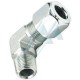 Cotovelo de 90° para tubo OD 8 mm rosca macho 1/8" NPT cónico