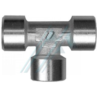 Conexão push-in Series AT - "T" fêmea / fêmea / fêmea