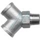 AYM Series push-in fitting - "Y" female / male / female