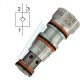 Pilot operated cartridge check valve CKCB-XFN