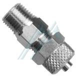 Nickel-plated brass semi-quick connector (RC Series)