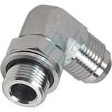 Gomito 90° MF JIC-BSP regolabile 9/16"-3/8"
