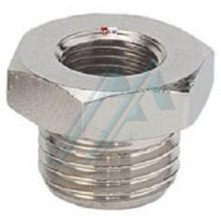 1/4" BSP male to 1/8" BSP female thread reduction