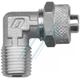 Nickel-plated brass semi-quick connector (Series RL - "L" fixed conical male)