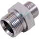 Adaptador redutor de rosca 1/4" macho 1/4" macho 1/2" BSP