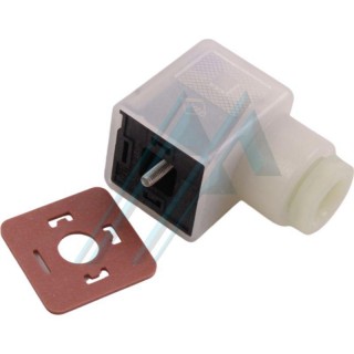 MSD cable connector for hydraulic coil with rectifier circuit