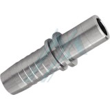 Pinça de crimpagem lisa ø 10 R1,R2 e G6 para mangueira hidráulica Ø interno 9,5 mm