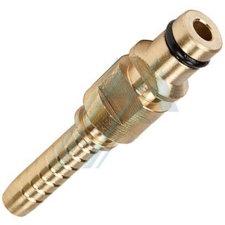 Brass fitting with gasket for washing machine R1, R2 and G4