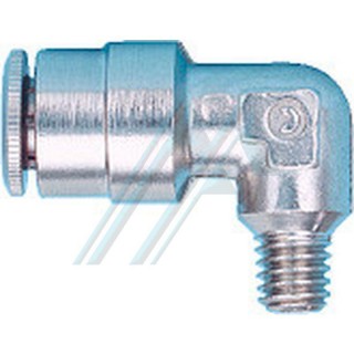 Cotovelo rápido de 90° para bocal de lubrificação rosca macho M-8X100