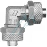 Nickel-plated brass semi-quick fittings (Series RUL - "L" tube - tube)