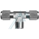 Nickel-plated brass bicone fittings (BT Series - "T" male in center)