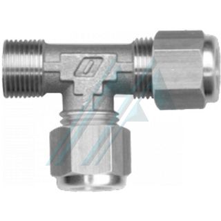 &Eacute;crou et connecteur bic&ocirc;ne en laiton nickel&eacute; (S&eacute;rie BST - M&acirc;le "T" sur le c&ocirc;t&eacute;)