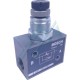 Unidirectional air flow regulator female thread 1/2".