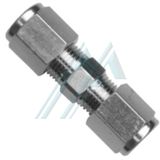 Nickel-plated brass bicone fittings (BUC Series - tube - tube union)
