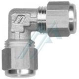 Nickel-plated brass bicone fittings (Series BUL - tube elbow - tube)