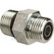 Adattatore filettatura maschio 1"-14H ORFS - filettatura maschio 3/4" BSP