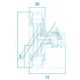 "T" pour raccordement Tube - Tube - Tube