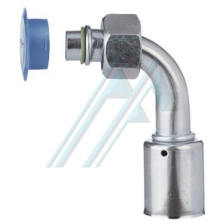 T/l 90º oring a/c 7/8" unf