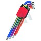 Juego llave ALLEN 9 piezas larga