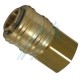 Enchufe rapido rosca 1/4" hembra. Serie 26