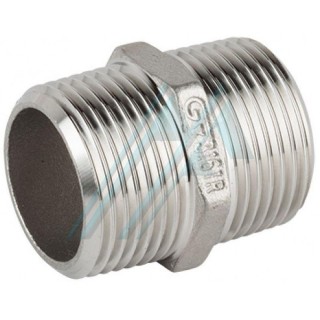 Adapador. m-m 1"1/4-1"1/4 inox 316