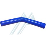 Tubo 45&ordm; silicona azul 28x150x150