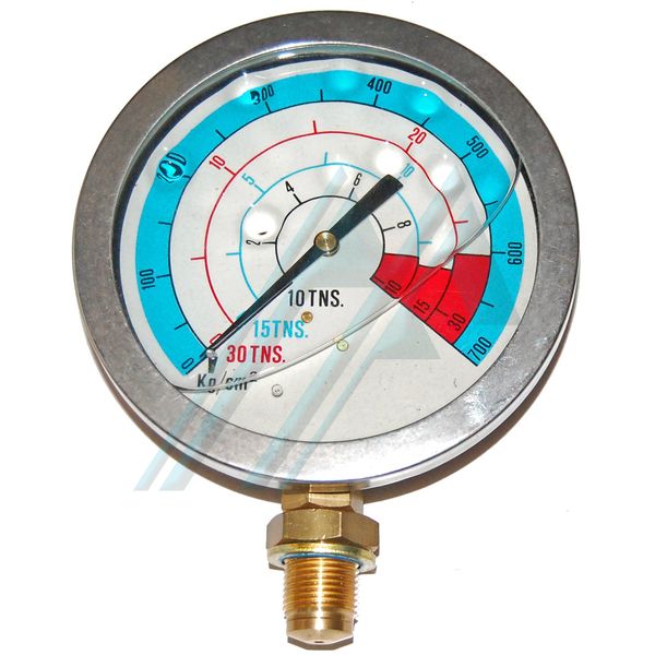 Pressure gauge glycerin 1623 tons