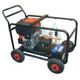 Self contained diesel pressure washer