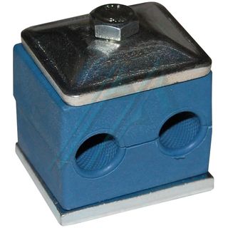 Schelle f&uuml;r doppel-kunststoff-&oslash; 12 f&uuml;r hydraulisches rohr