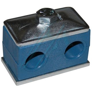 Schelle f&uuml;r doppel-kunststoff-&oslash; 14 f&uuml;r hydraulisches rohr