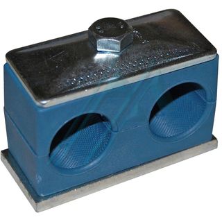 プラスチックブラケット、ダブル、ø22油圧チューブ