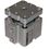 Cilindro pneumatico doppio effetto con rilevamento magnetico antirotazione Ø 50 corsa 10 Bosch 0822010340