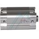 Compact pneumatic cylinder
